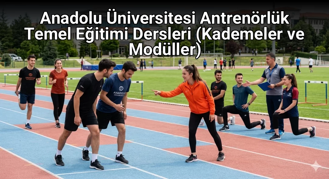 Anadolu Üniversitesi Antrenörlük Temel Eğitimi Dersleri (Kademeler ve Modüller)